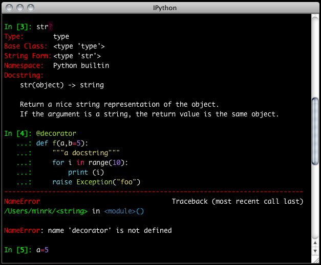 brew install ipython