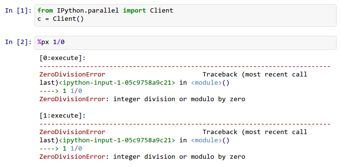 Improved parallel exceptions.