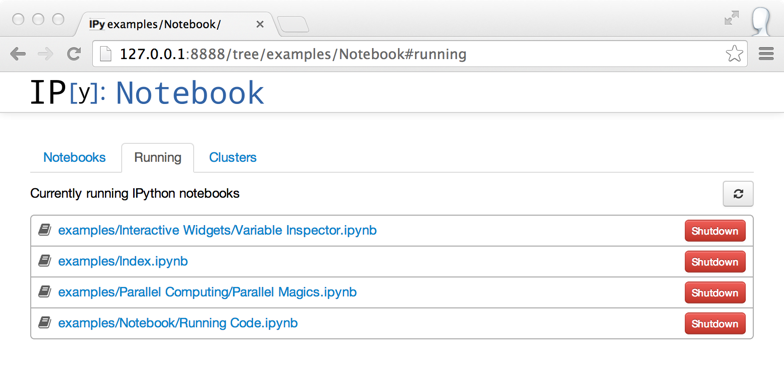 Running tab